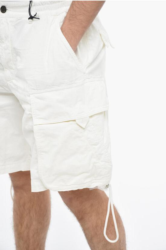  디스퀘어드2 숏팬츠 S74MU0784 S54545 101 White - DSQUARED2