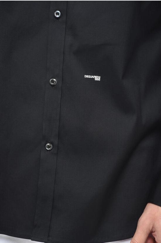  디스퀘어드2 긴팔 긴팔 셔츠 S74DM0659 S44131 900 Black - DSQUARED2