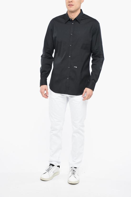  디스퀘어드2 긴팔 긴팔 셔츠 S74DM0659 S44131 900 Black - DSQUARED2