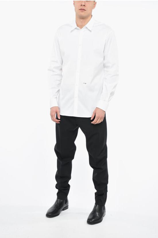  디스퀘어드2 긴팔 셔츠 S74DM0659 S44131 100 White - DSQUARED2