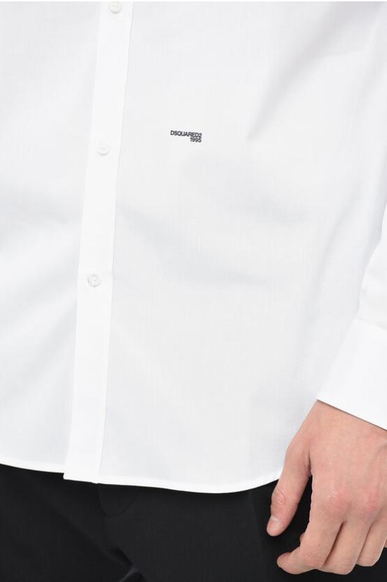  디스퀘어드2 긴팔 셔츠 S74DM0659 S44131 100 White - DSQUARED2