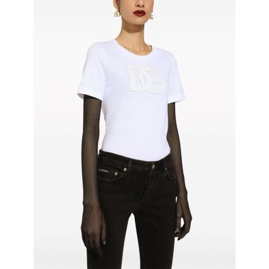  돌체앤가바나 반팔 티셔츠 241052 6371713 WHITE - DOLCE & GABBANA