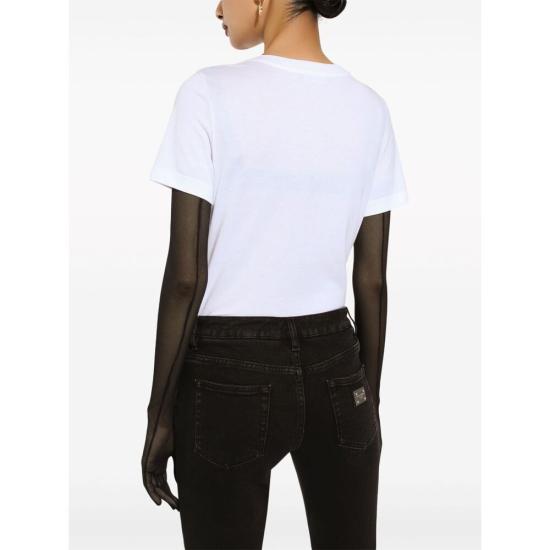  돌체앤가바나 반팔 티셔츠 241052 6371713 WHITE - DOLCE & GABBANA