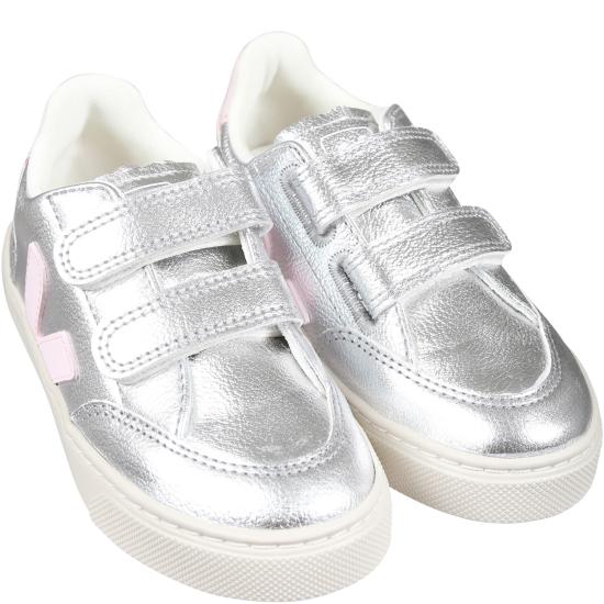 25FW [키즈] 베자 스니커즈 XV0503416C SILVER - VEJA