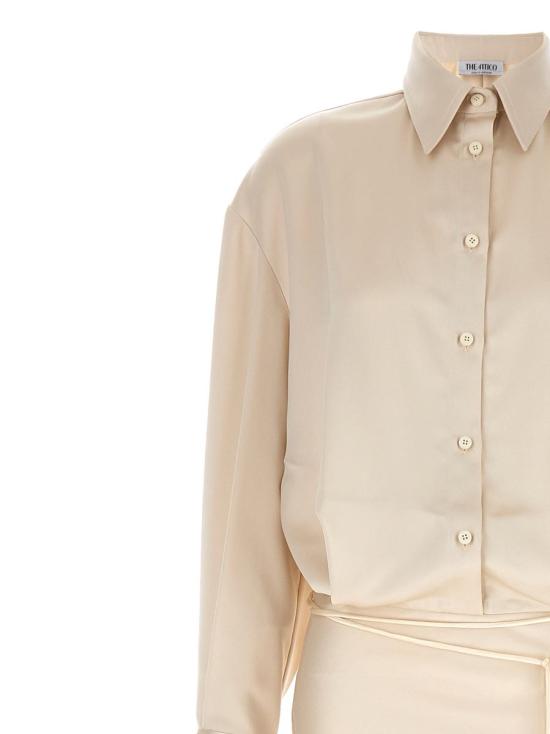  디 아티코 롱 원피스 242WCW100E093043 WHITE - THE ATTICO