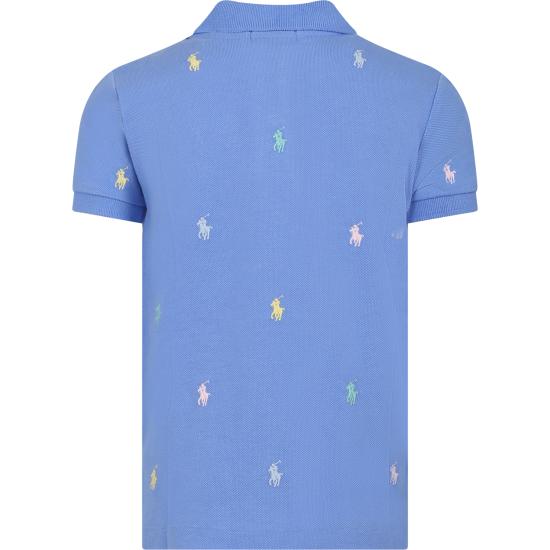  [키즈] 랄프 로렌 폴로 셔츠 882605006 LIGHT BLUE - RALPH LAUREN