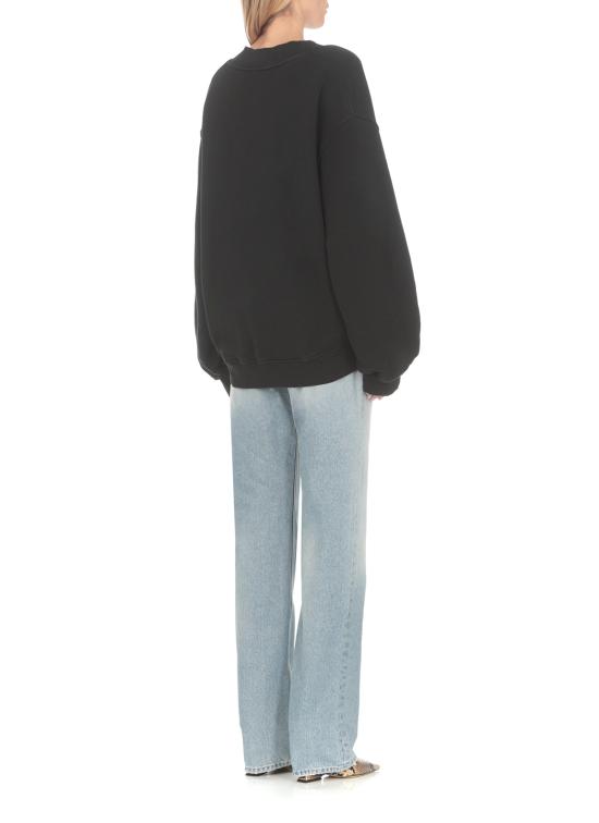  디 아티코 / 여성 브이넥 오버사이즈 스웨트셔츠 241WCF10 JF04615 BPG - THE ATTICO