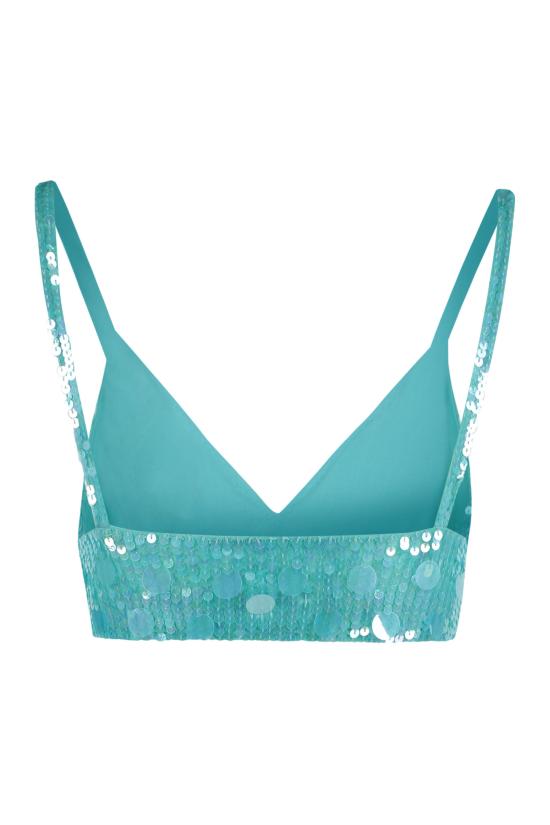 23SS 파로쉬 민소매 티셔츠 D311501GRANDEUR 051 turquoise - PAROSH