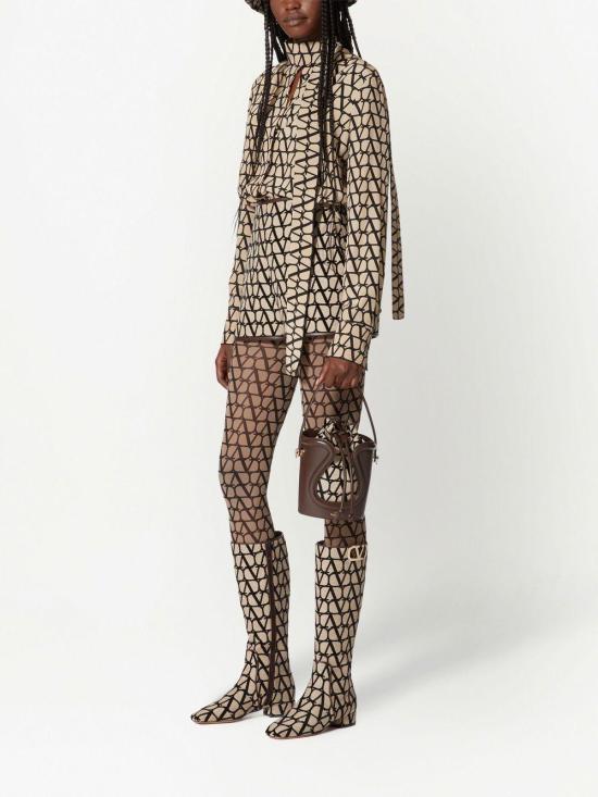  발렌티노 가라바니 블라우스 BAB4J27SLE21 BEIGE/NERO - VALENTINO GARAVANI