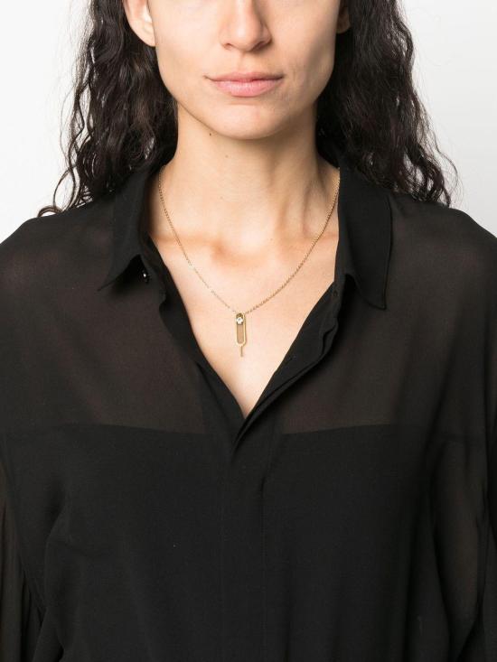  생로랑 네크리스 736323Y1S568066 DORE CRISTAL - SAINT LAURENT