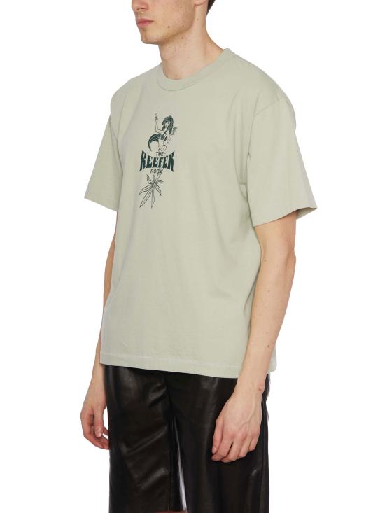  로컬 어쏘리티 반팔 티셔츠 FA23SSN06 Green - LOCAL AUTHORITY