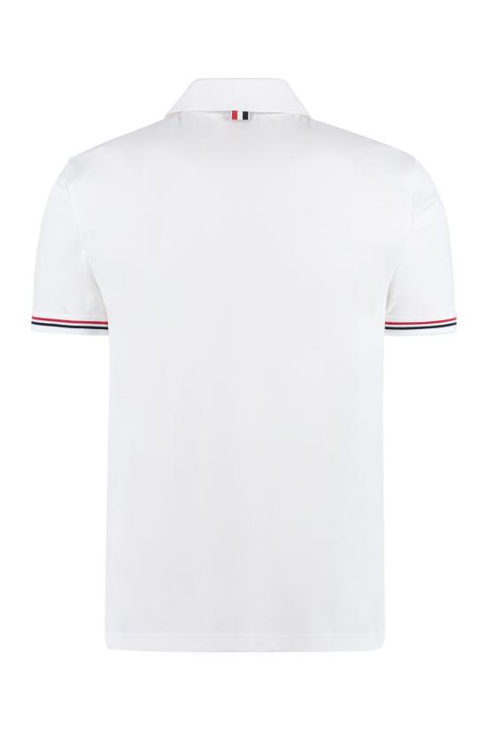  톰브라운 반팔 티셔츠 MJP022A01455 100 White - THOM BROWNE