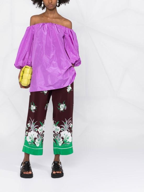  발렌티노 가라바니 블라우스 XB0AE6Z0745Q0W AMETHYST ORCHID - VALENTINO GARAVANI