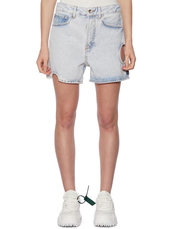 오프화이트 데님 숏팬츠 DOWYC009C99DEN0024000 Light blue Light blue - OFF WHITE