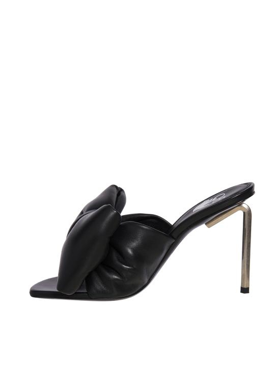 24FW 오프화이트 샌들 DOWIJ015S22LEA0011000 Black Black - OFF WHITE