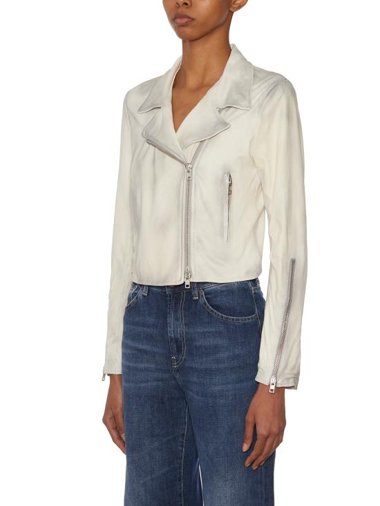  스워드 바이커 자켓 FSE238737PRC Cream Cream - S.W.O.R.D