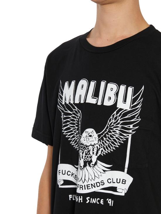  로컬 어쏘리티 반팔 티셔츠 EA21SSP02 Black - LOCAL AUTHORITY