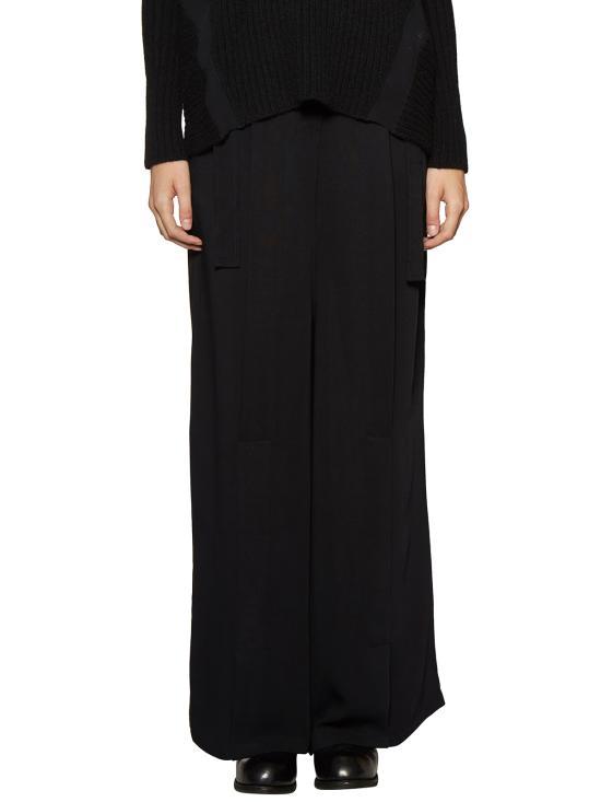  PRIMORDIAL IS PRIMITIVE 스트레이트 팬츠 Q335VI BLACK