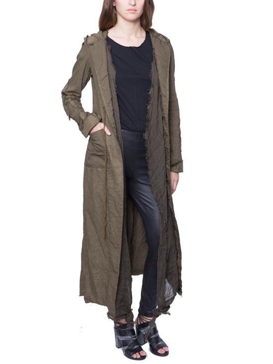  LE CUIR PERDU 코트 G654 06 Green Green