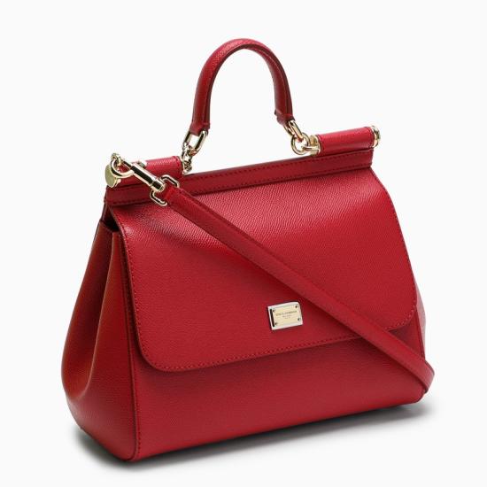  돌체앤가바나 / 여성 시실리 토트백 BB6002A1001 Red BPG - DOLCE & GABBANA