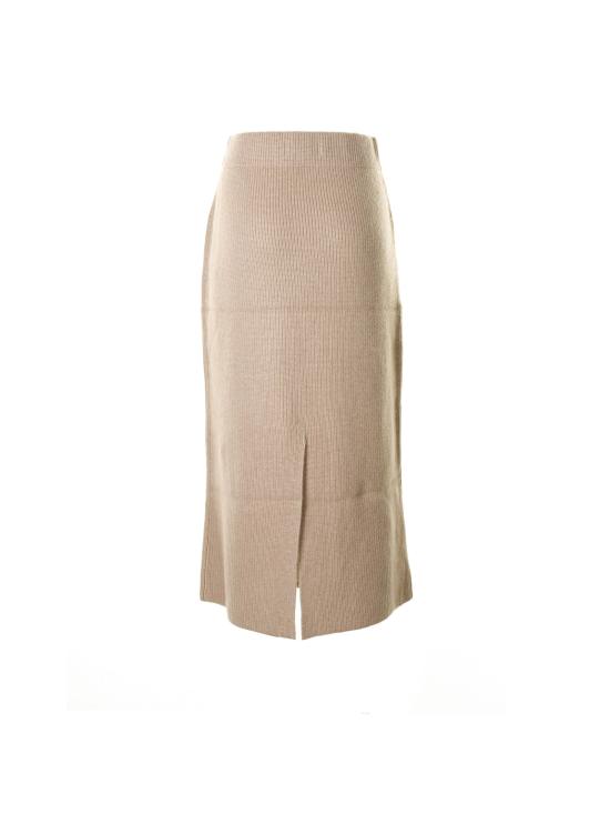  메종키츠네 미디 스커트 LW01501KT1093 H251 BEIGE MELANGE - MAISON KITSUNE