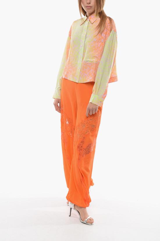  스텔라 맥카트니 블라우스 604237 STA21 5601 Arancio Verde - STELLA MCCARTNEY