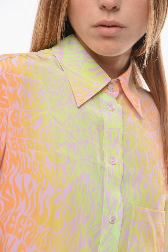  스텔라 맥카트니 블라우스 604237 STA21 5601 Arancio Verde - STELLA MCCARTNEY