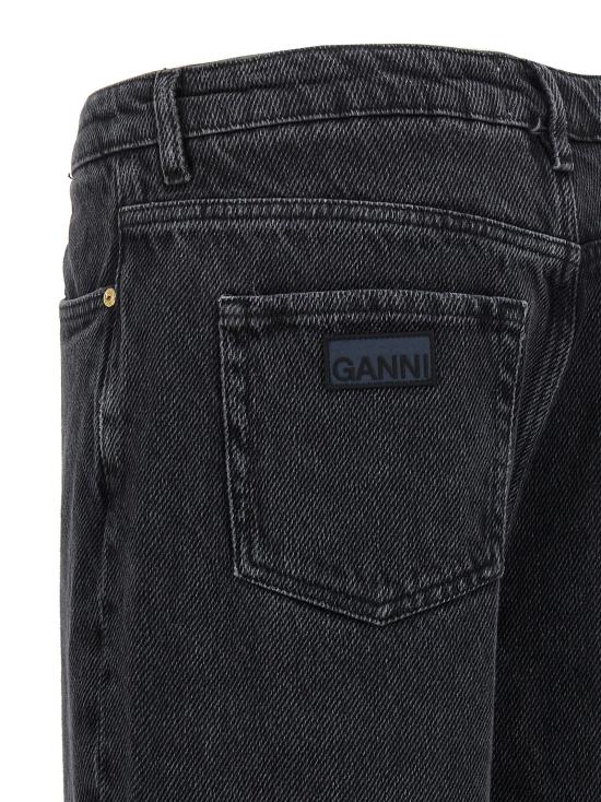  가니 데님 스트레이트 팬츠 스트레이트 팬츠 J1383006 Black - GANNI