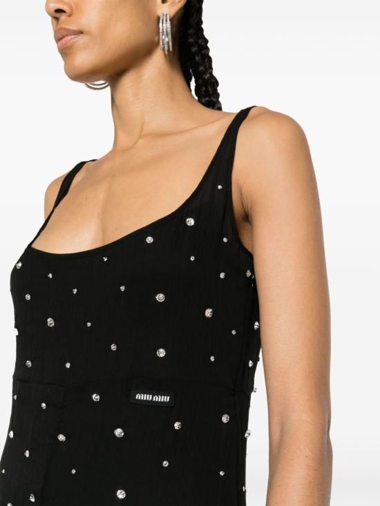  미우미우 숏 원피스 MF5219SOOO139I F0002 NERO - MIU MIU