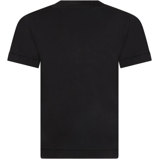 25FW [키즈] 스톤 아일랜드 티셔츠 741620147 V0029 BLACK - STONE ISLAND