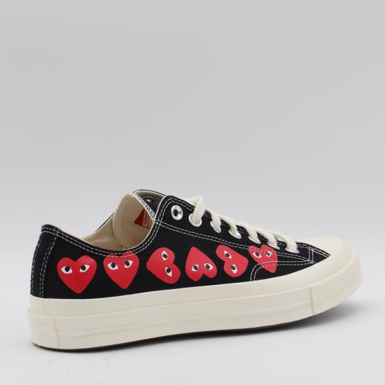 꼼데가르송 플레이 X 컨버스 스니커즈 P1K126 Black - COMME DES GARCONS PLAY CONVERSE