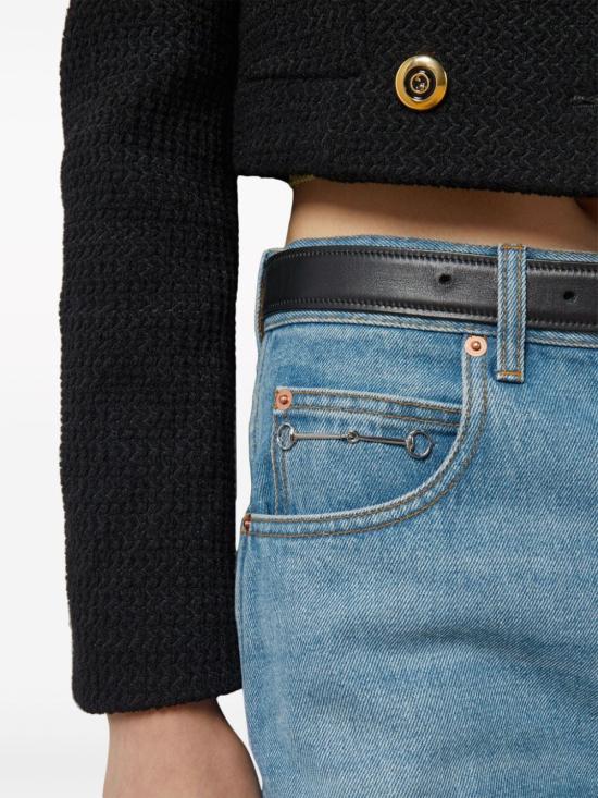  구찌 데님 스트레이트 팬츠 764349XDCRA BLUE - GUCCI