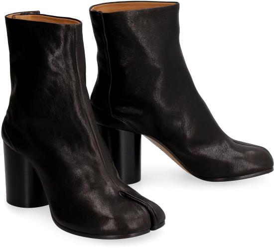  마르지엘라 타비 힐 스웨이드 부츠 S58WU0260P3753 T8013 black - MAISON MARGIELA