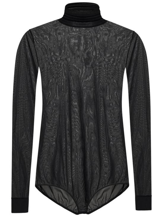 25SS 마르지엘라 미디 바디수트 티셔츠 S51NA0098S24639900 BLACK