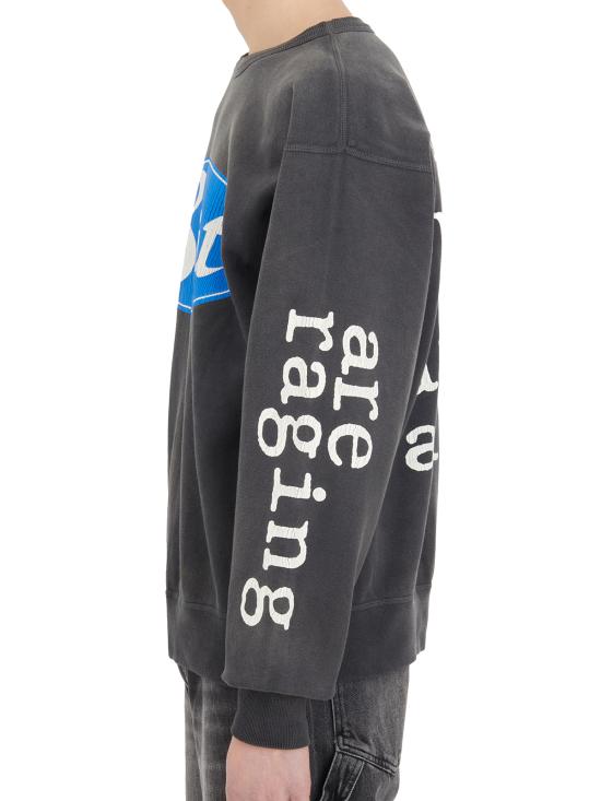 24FW 세인트 미카엘 긴팔 티셔츠 HSMA230000019 Grey Grey - SAINT MXXXXXX