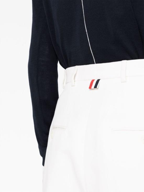  톰브라운 스트레이트 스트레이트 팬츠 FTC444U F0345 114 OFF WHITE - THOM BROWNE