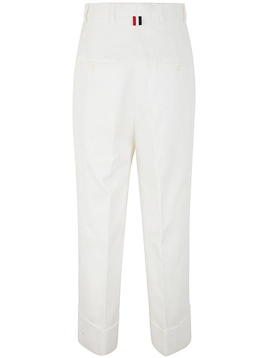  톰브라운 스트레이트 스트레이트 팬츠 FTC444U F0345 114 OFF WHITE - THOM BROWNE