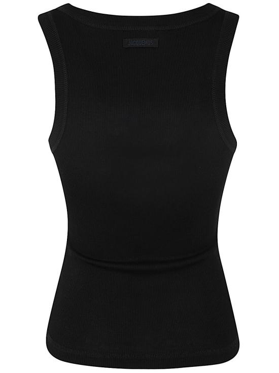  자크뮈스 민소매 티셔츠 241JS158 2032 990 BLACK - JACQUEMUS