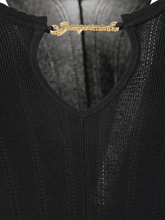  자크뮈스 긴팔 티셔츠 241KN357 2358 990 BLACK - JACQUEMUS