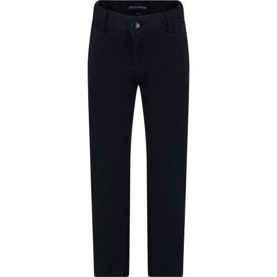 25FW [키즈] 엠포리오 아르마니 스트레이트 팬츠 8N4P60 4N6YZ 0920 BLUE