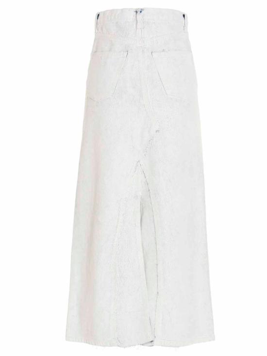  마르지엘라 롱 스커트 SI0MA0003S30561967 White - MAISON MARGIELA