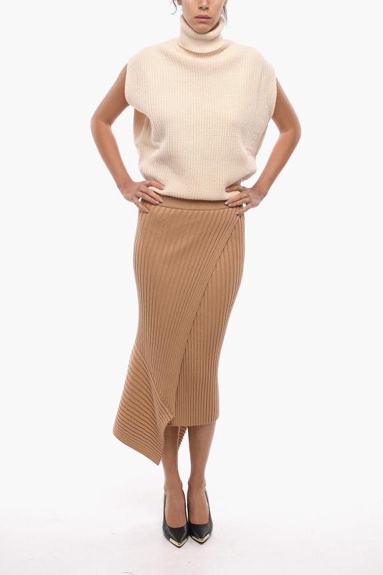  스텔라 맥카트니 롱 스커트 6K01463S23399801 Brown - STELLA MCCARTNEY
