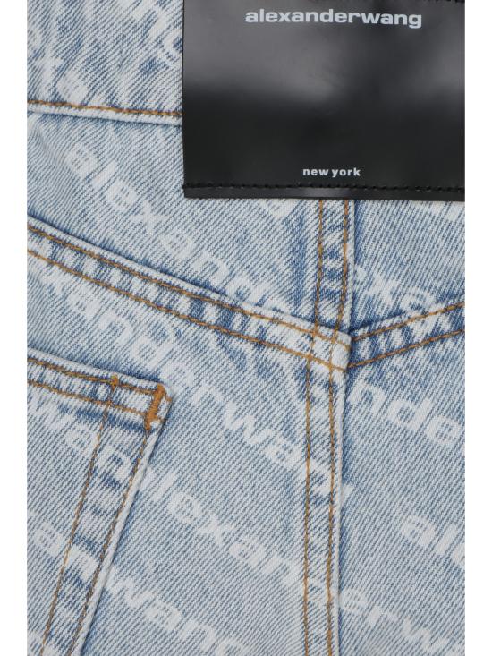 26SS 알렉산더 왕 데님 숏팬츠 4DC2204781 270 BLUE - ALEXANDER WANG