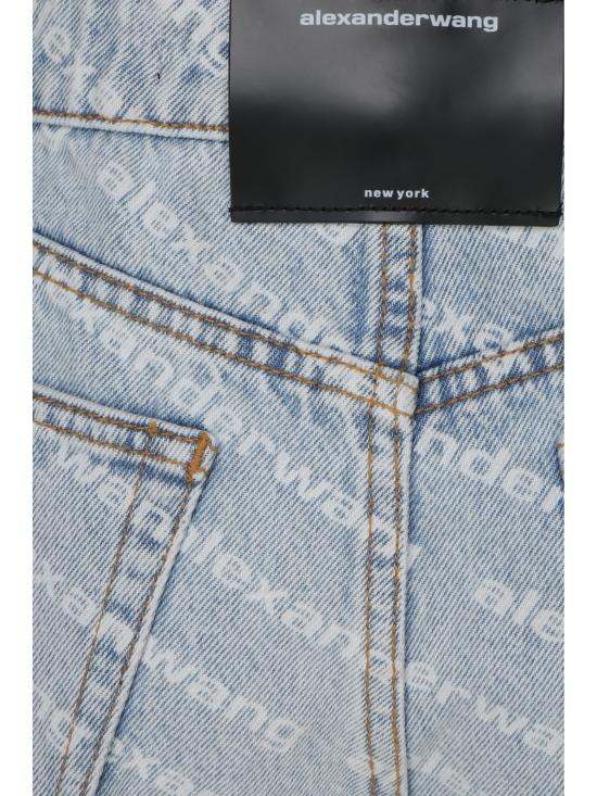 26SS 알렉산더 왕 데님 숏팬츠 4DC2204781 270 BLUE - ALEXANDER WANG