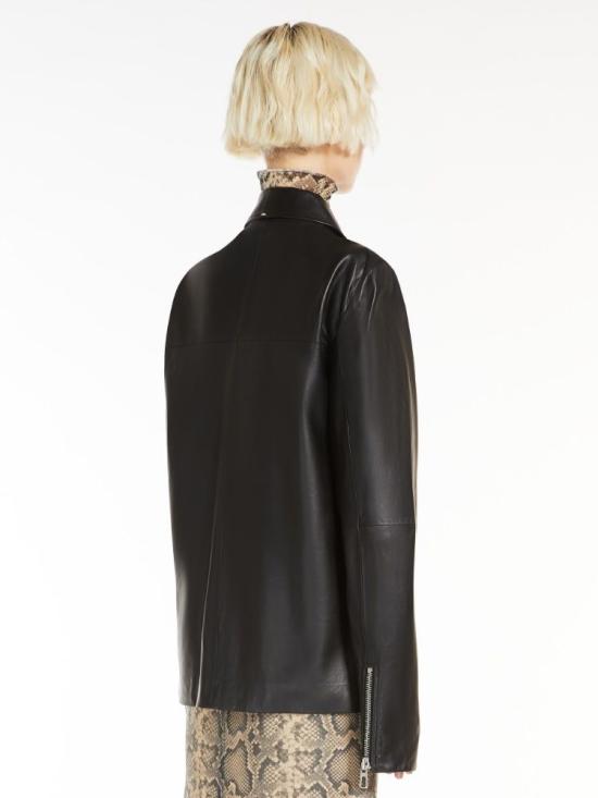  막스마라 가죽 자켓 2412441011600003 BLACK - MAX MARA