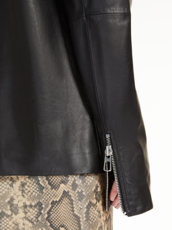  막스마라 가죽 자켓 2412441011600003 BLACK - MAX MARA