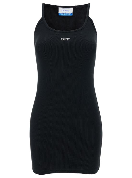 24FW 오프화이트 숏 원피스 OWDB304C99JER0021001 Black