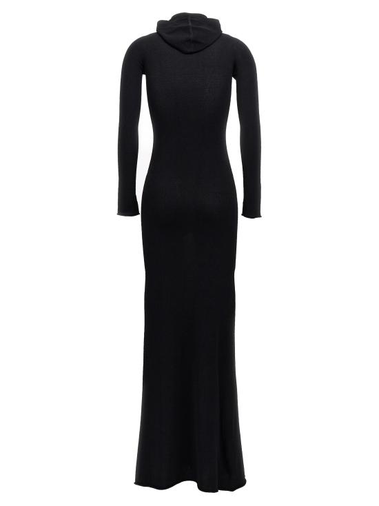  오프화이트 롱 원피스 OWHI090S23KNI00110451045 Black - OFF WHITE