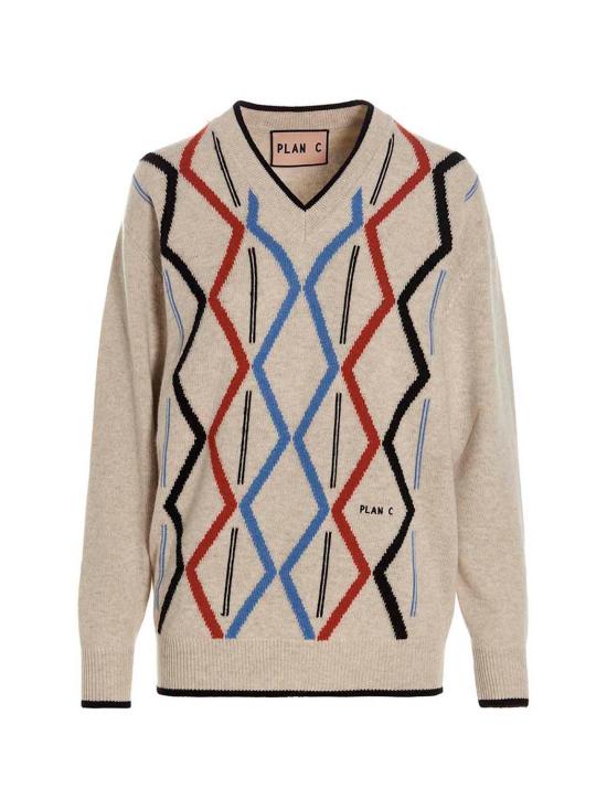  플랜씨 스웨터 MVCME01KG0FW009ROW27 Multicolor