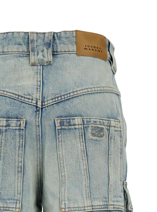  이자벨마랑에뚜왈 데님 스트레이트 팬츠 스트레이트 팬츠 PA0280FAB1H02E30LU - ISABEL MARANT ETOILE